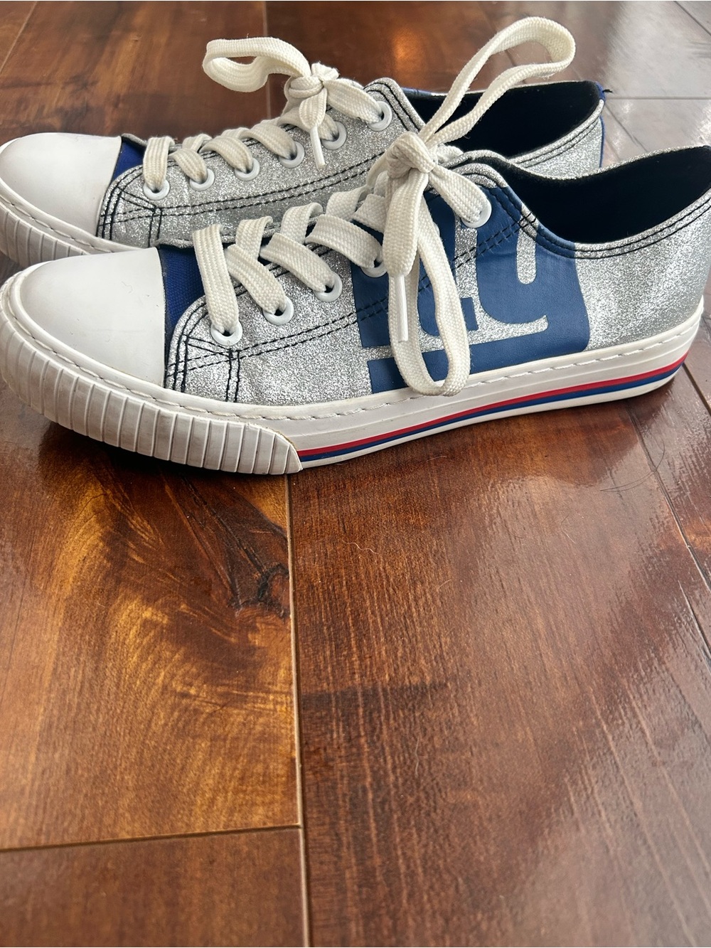 FOCO NY giants glitter low top sneakers 8 - Picture 2 of 9